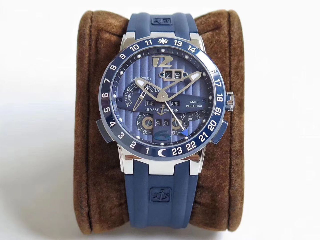 【 Video analysis TWA Factory Ulysse Nardin复刻高仿表】 Ulysse Nardin 表复杂功能系列320-00/BQ wrist watch  / YD016