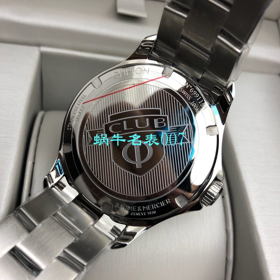 【渠道原单Baume&Mercier】名士表克里顿俱乐部系列M0A10340，10378 wrist watch  / BM07