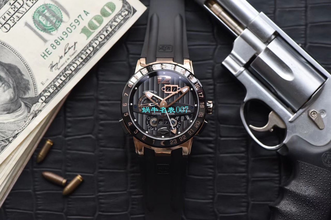 【评测TWA Ulysse Nardin 复刻高仿手表】 Ulysse Nardin 表复杂功能系列326-03 wrist watch  / YD017