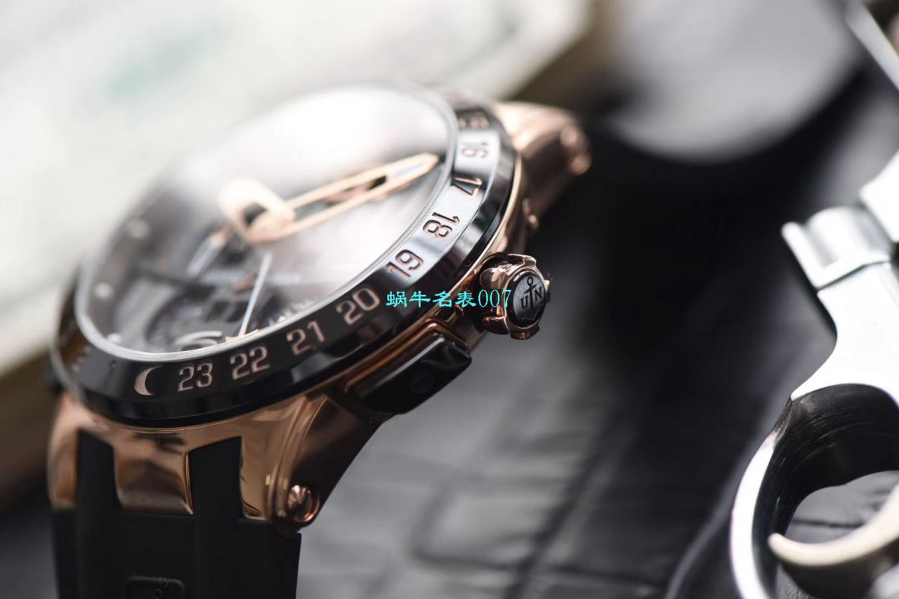 【评测TWA Ulysse Nardin 复刻高仿手表】 Ulysse Nardin 表复杂功能系列326-03 wrist watch  / YD017