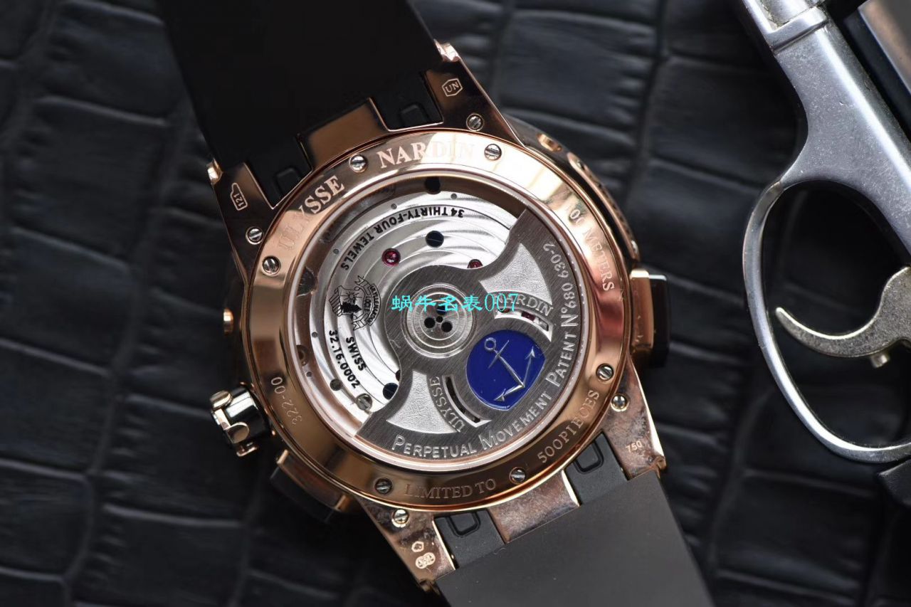 【评测TWA Ulysse Nardin 复刻高仿手表】 Ulysse Nardin 表复杂功能系列326-03 wrist watch  / YD017