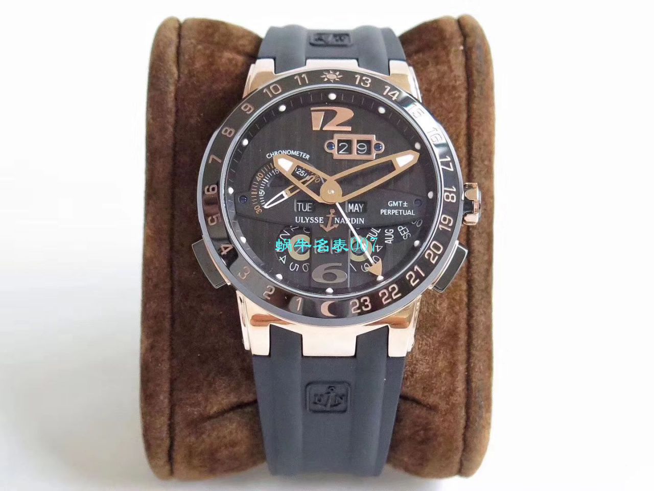 【评测TWA Ulysse Nardin 复刻高仿手表】 Ulysse Nardin 表复杂功能系列326-03 wrist watch  / YD017