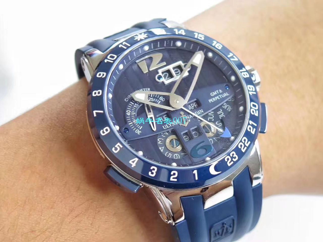 【评测TWA Ulysse Nardin 复刻高仿手表】 Ulysse Nardin 表复杂功能系列326-03 wrist watch  / YD017