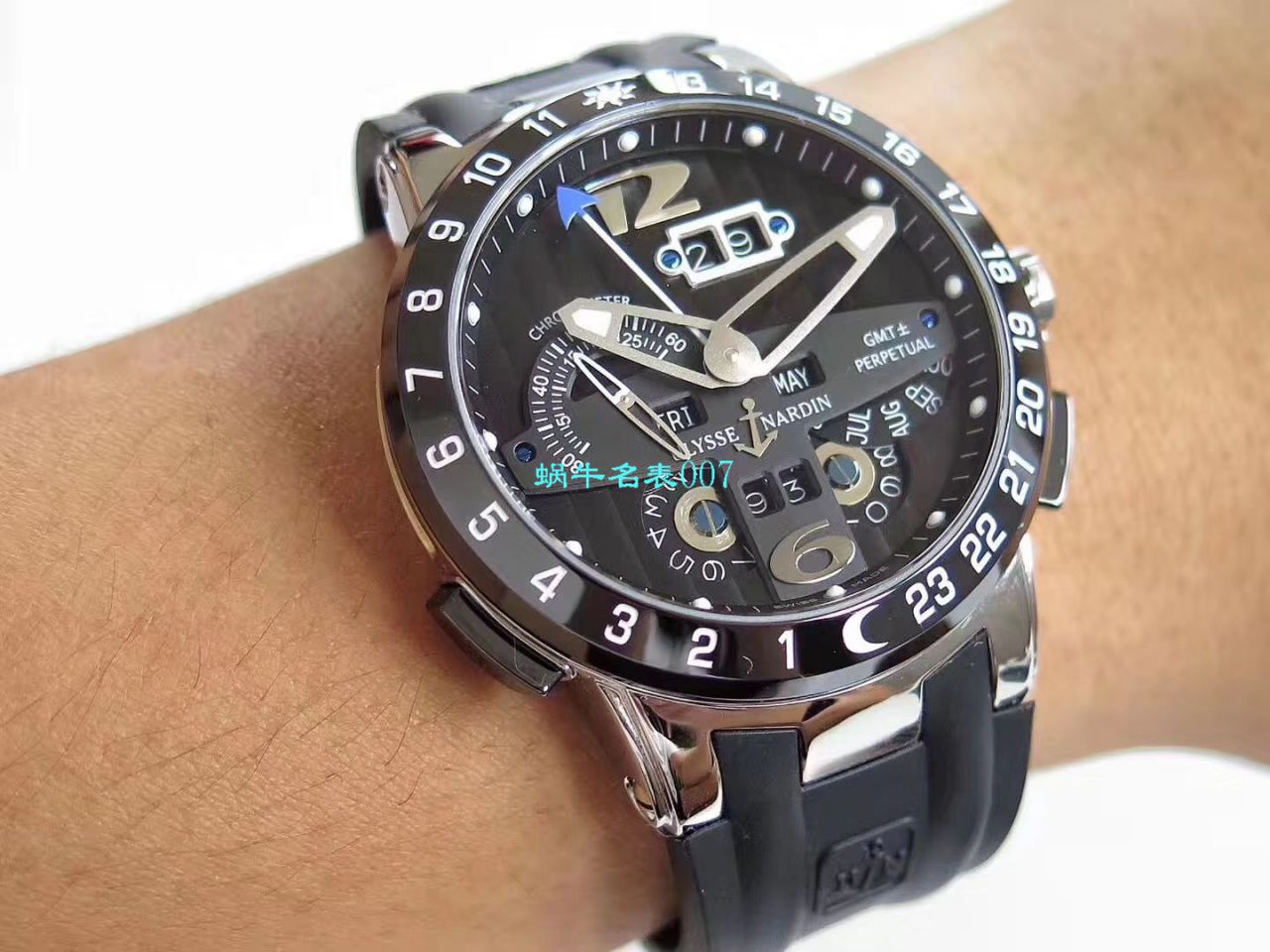 【评测TWA Ulysse Nardin 复刻高仿手表】 Ulysse Nardin 表复杂功能系列326-03 wrist watch  / YD017