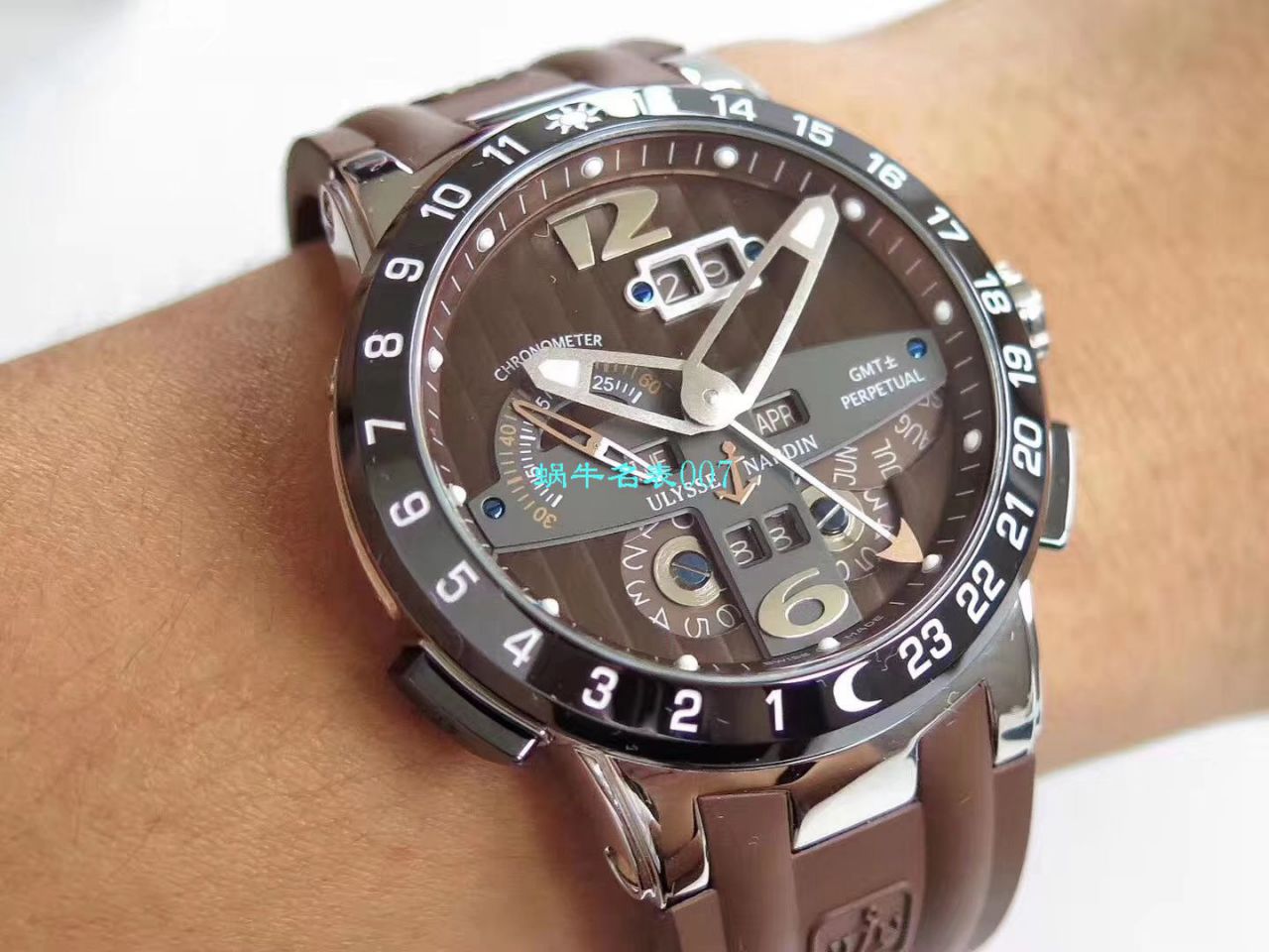 【 Video analysis TWA Factory Ulysse Nardin复刻高仿手表】 Ulysse Nardin 表复杂功能万年历 wrist watch 系列 329-00-3 wrist watch  / YD018
