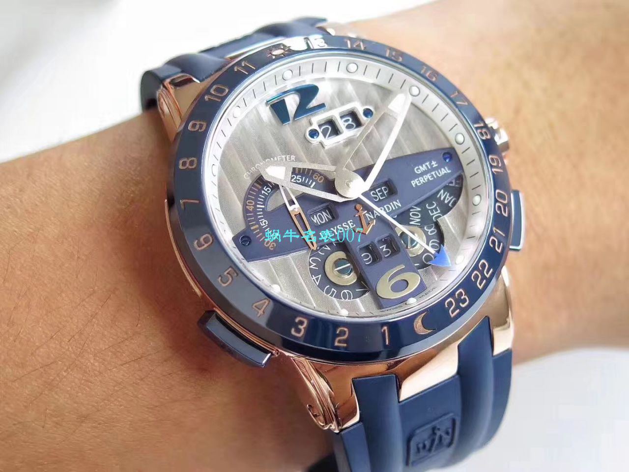 【 Video analysis TWA Factory Ulysse Nardin复刻高仿手表】 Ulysse Nardin 表复杂功能万年历 wrist watch 系列 329-00-3 wrist watch  / YD018
