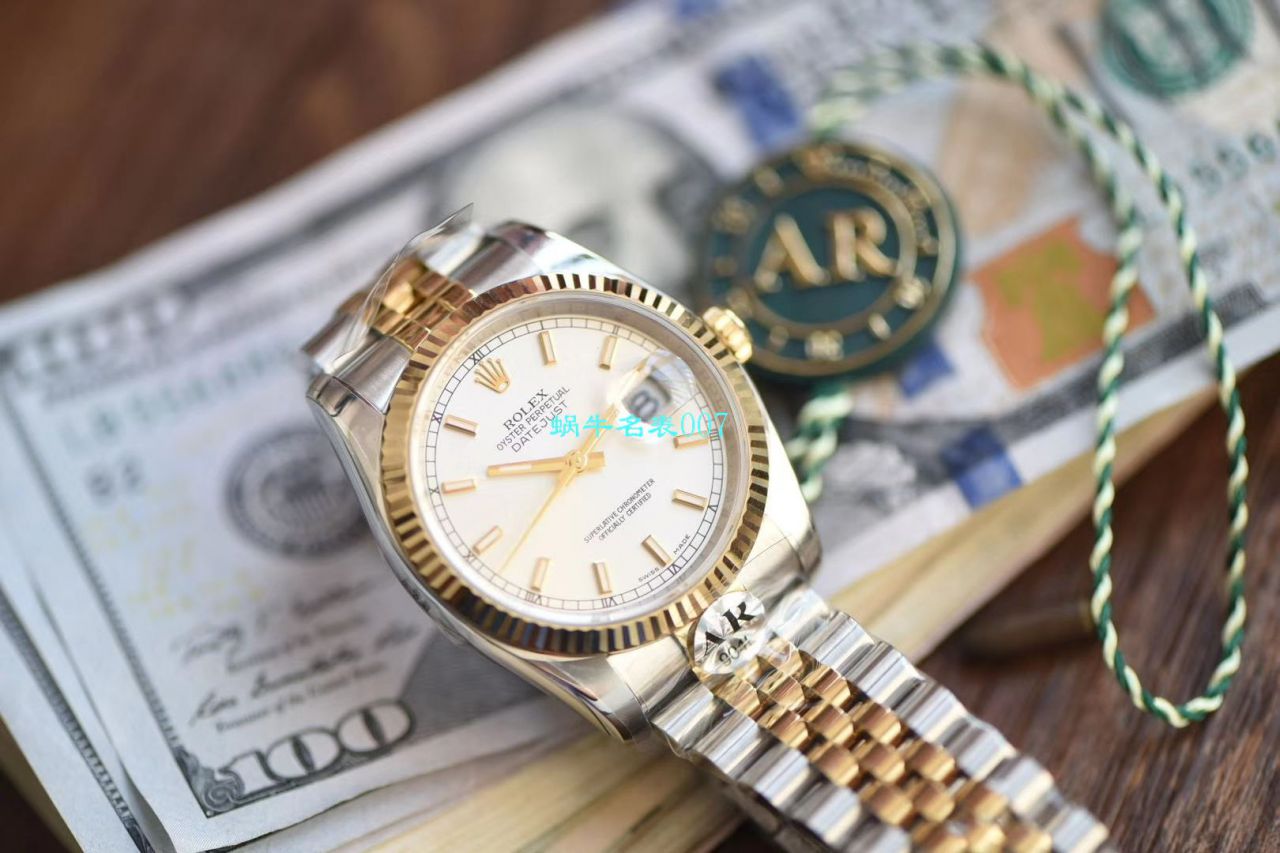 【 Video analysis AR Factory Rolex复刻高仿手表】 Rolex  DATEJUST超级904L最强V2升级版116233  Datejust 36系列 wrist watch  / R398