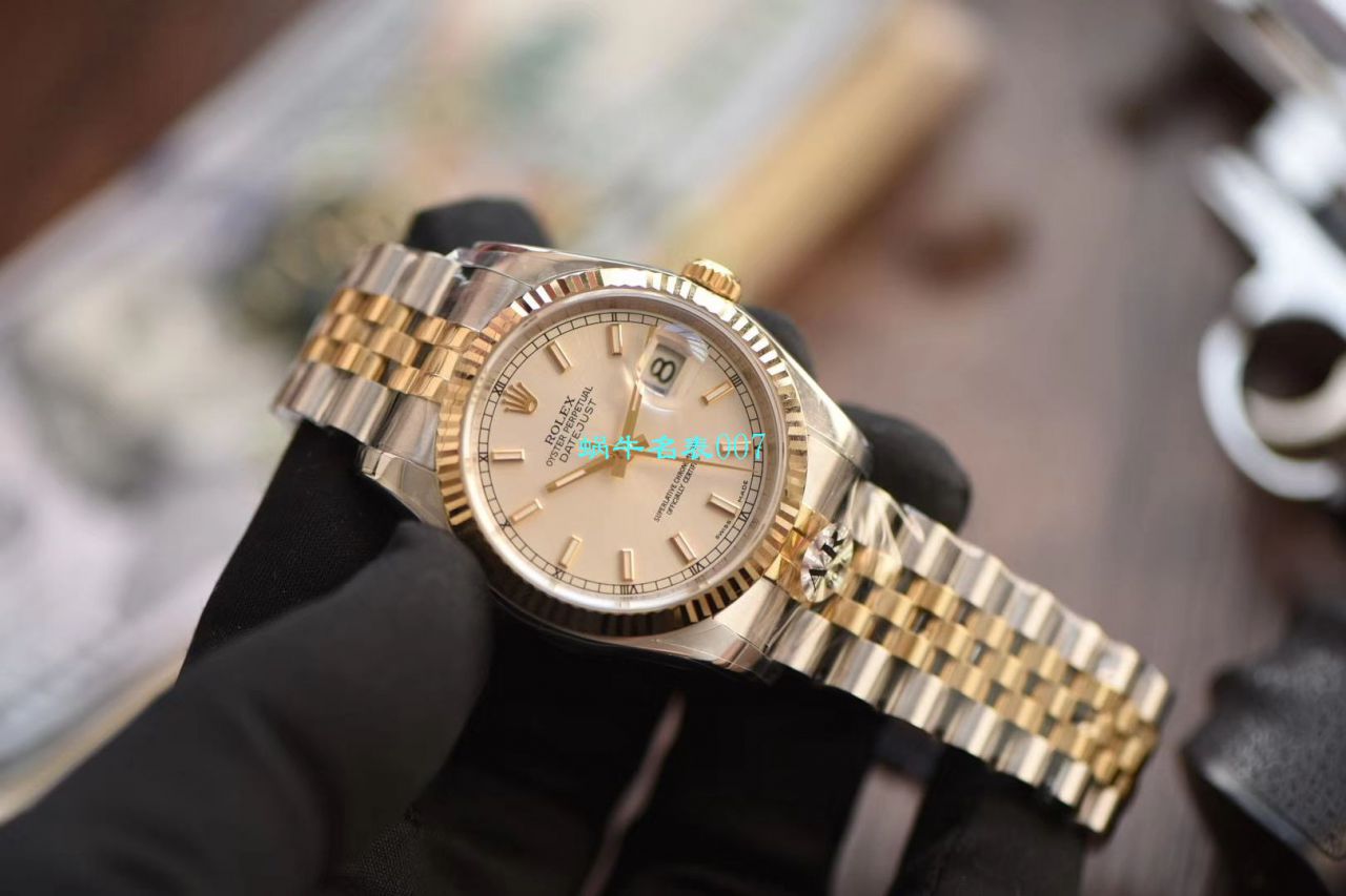 【 Video analysis AR Factory Rolex复刻高仿手表】 Rolex  DATEJUST超级904L最强V2升级版116233  Datejust 36系列 wrist watch  / R398