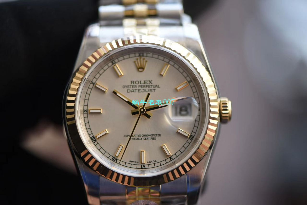【 Video analysis AR Factory Rolex复刻高仿手表】 Rolex  DATEJUST超级904L最强V2升级版116233  Datejust 36系列 wrist watch  / R398