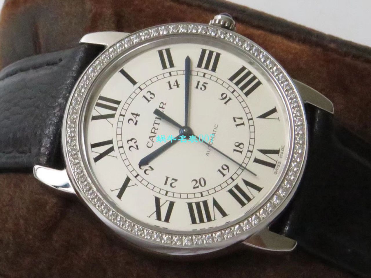 【A8 Factory SOLO复刻高仿表】 Cartier  RONDE DE  Cartier 系列W2RN0008，WSRN0021，WR000551 wrist watch  / K233