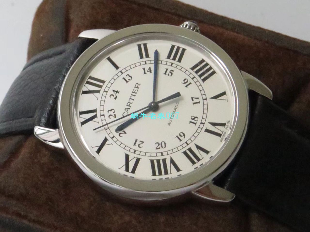 【A8 Factory SOLO复刻高仿表】 Cartier  RONDE DE  Cartier 系列W2RN0008，WSRN0021，WR000551 wrist watch  / K233