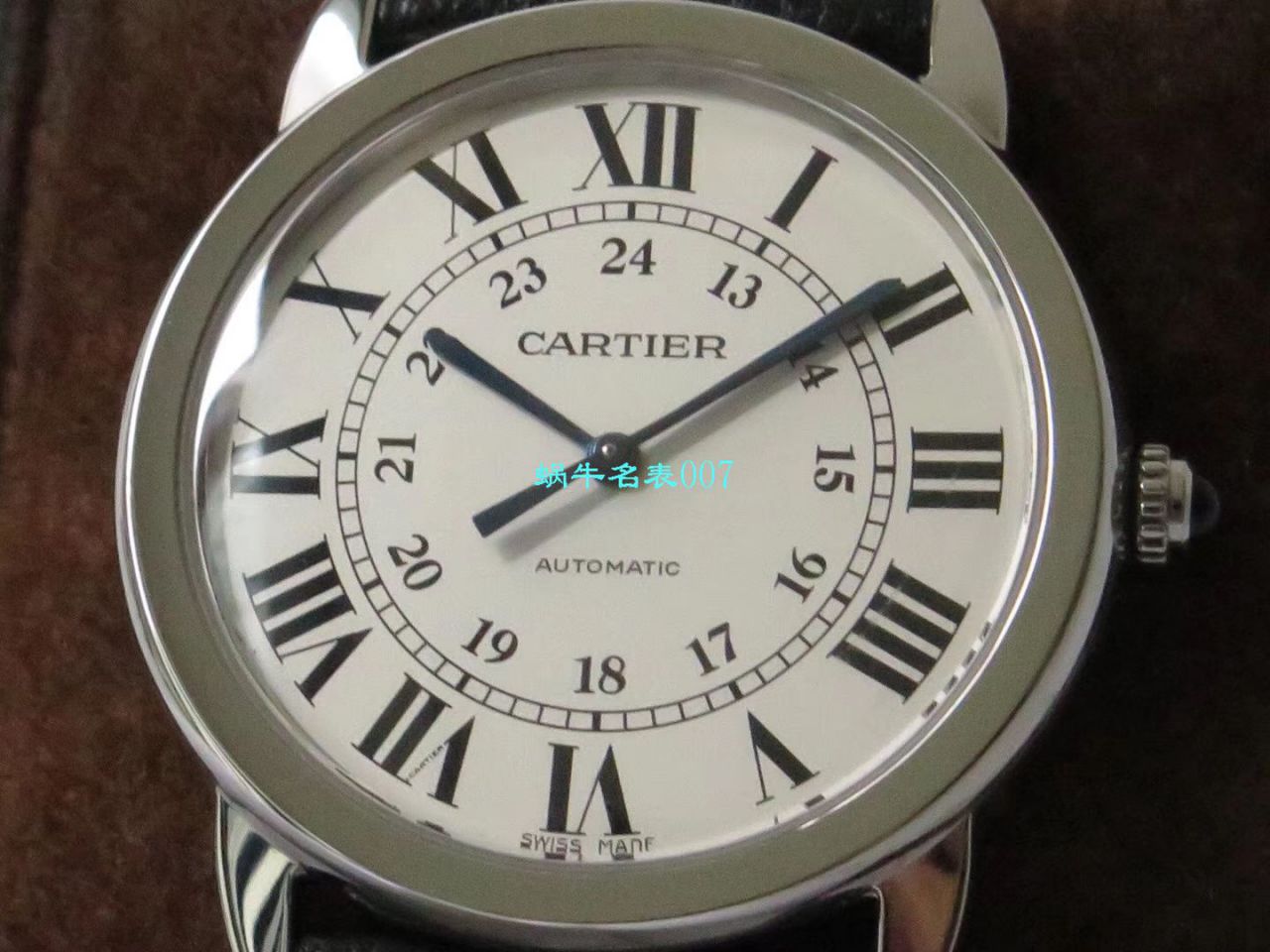 【A8 Factory SOLO复刻高仿表】 Cartier  RONDE DE  Cartier 系列W2RN0008，WSRN0021，WR000551 wrist watch  / K233