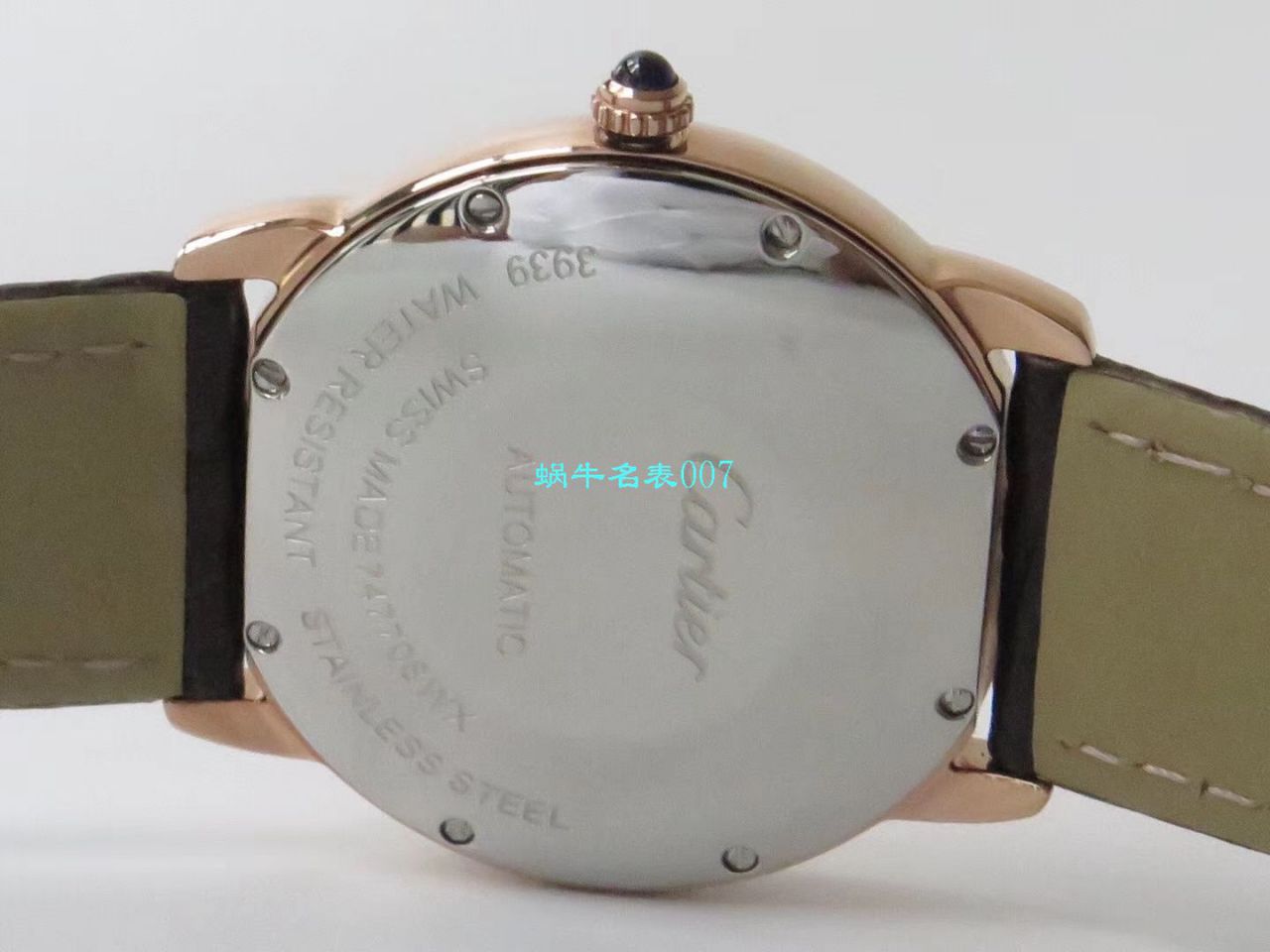 【A8 Factory SOLO复刻高仿表】 Cartier  RONDE DE  Cartier 系列W2RN0008，WSRN0021，WR000551 wrist watch  / K233