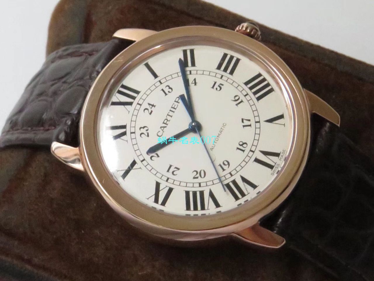 【A8 Factory SOLO复刻高仿表】 Cartier  RONDE DE  Cartier 系列W2RN0008，WSRN0021，WR000551 wrist watch  / K233