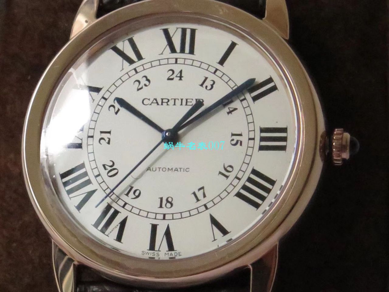 【A8 Factory SOLO复刻高仿表】 Cartier  RONDE DE  Cartier 系列W2RN0008，WSRN0021，WR000551 wrist watch  / K233