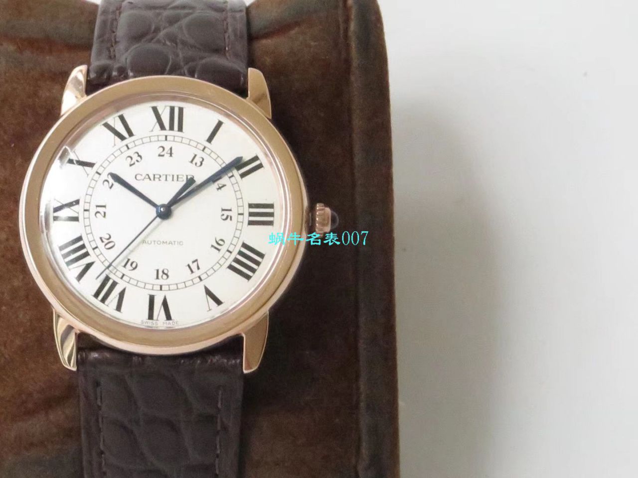 【A8 Factory SOLO复刻高仿表】 Cartier  RONDE DE  Cartier 系列W2RN0008，WSRN0021，WR000551 wrist watch  / K233