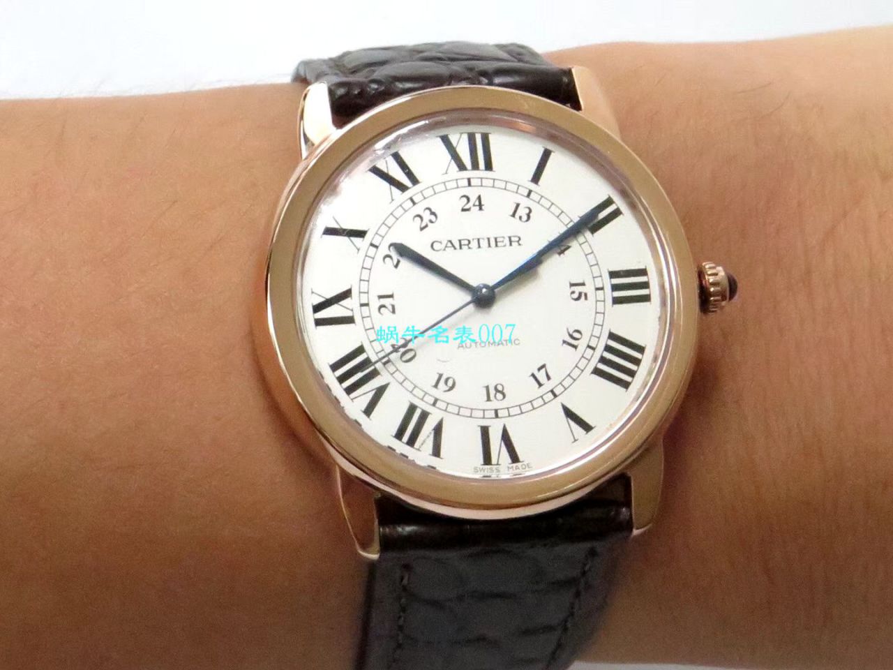【A8 Factory SOLO复刻高仿表】 Cartier  RONDE DE  Cartier 系列W2RN0008，WSRN0021，WR000551 wrist watch  / K233