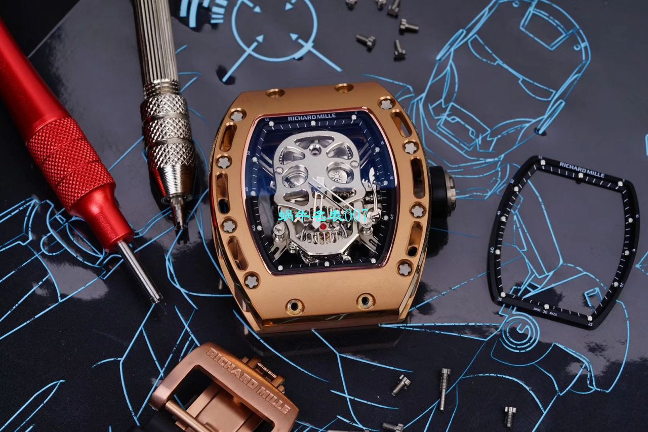 【 Video analysis EUR Factory Richard Mille仿表价格 top 复刻高仿】俄罗斯紫金版 RICHARD MILLE 至尊鬼王RM052 / RM052jin
