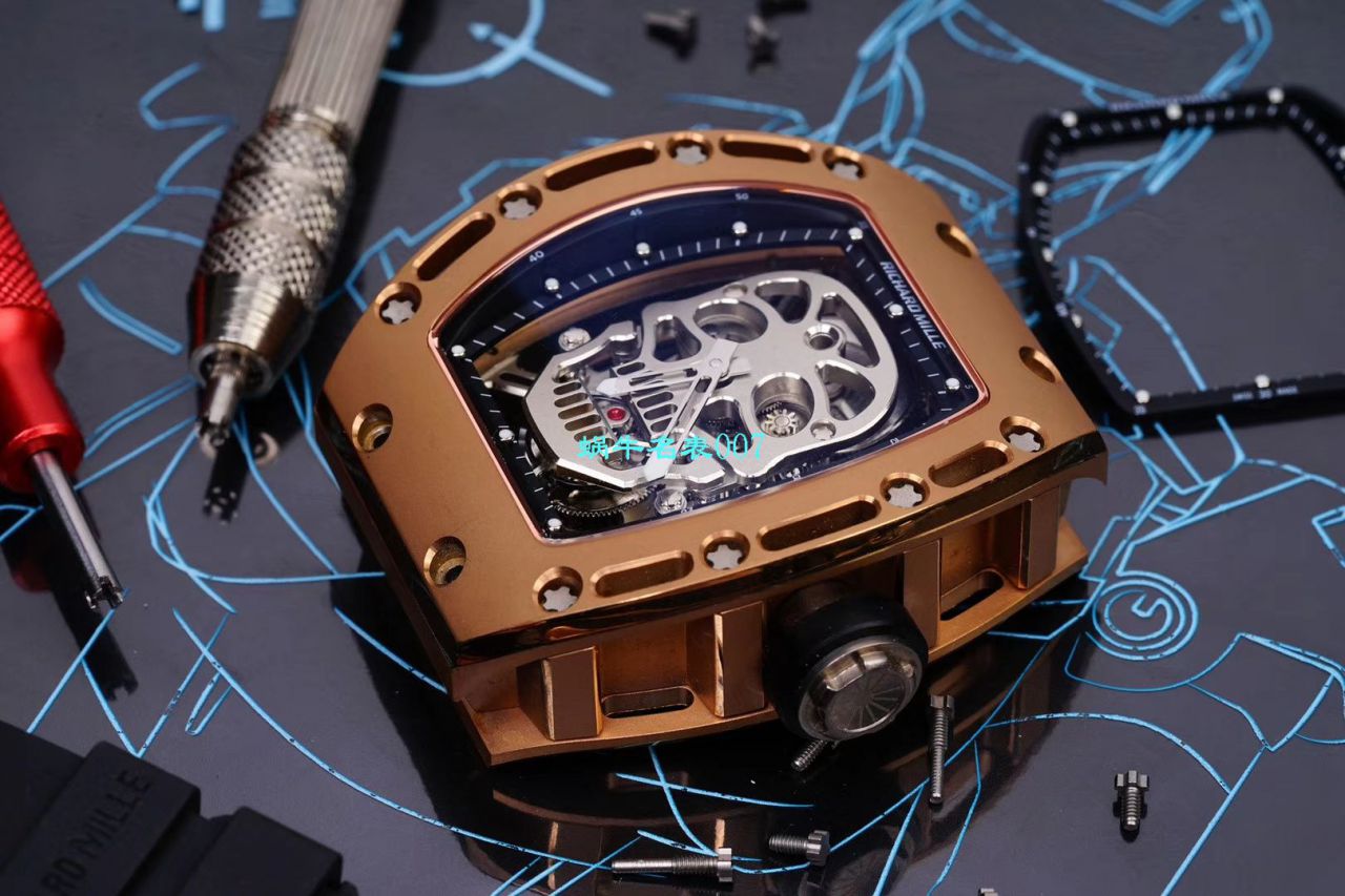 【 Video analysis EUR Factory Richard Mille仿表价格 top 复刻高仿】俄罗斯紫金版 RICHARD MILLE 至尊鬼王RM052 / RM052jin