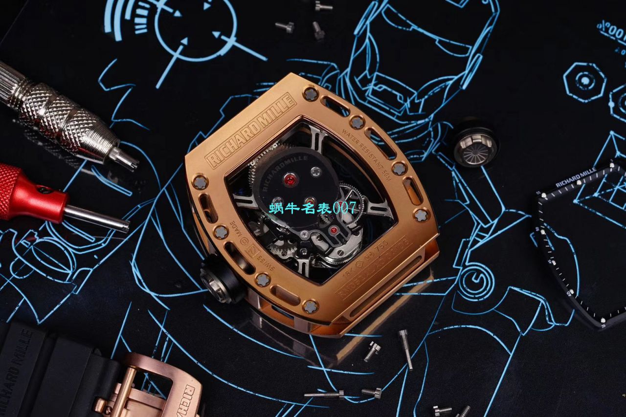 【 Video analysis EUR Factory Richard Mille仿表价格 top 复刻高仿】俄罗斯紫金版 RICHARD MILLE 至尊鬼王RM052 / RM052jin