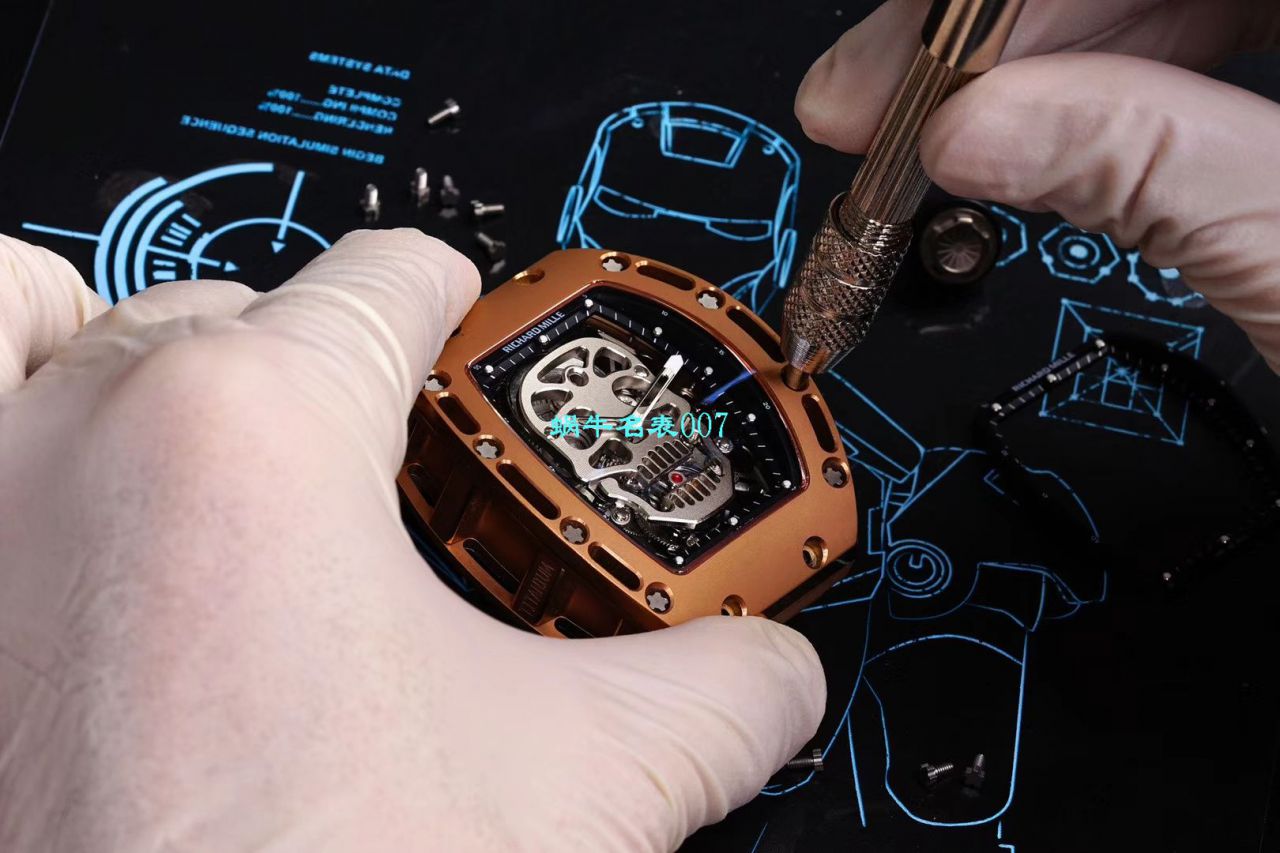 【 Video analysis EUR Factory Richard Mille仿表价格 top 复刻高仿】俄罗斯紫金版 RICHARD MILLE 至尊鬼王RM052 / RM052jin