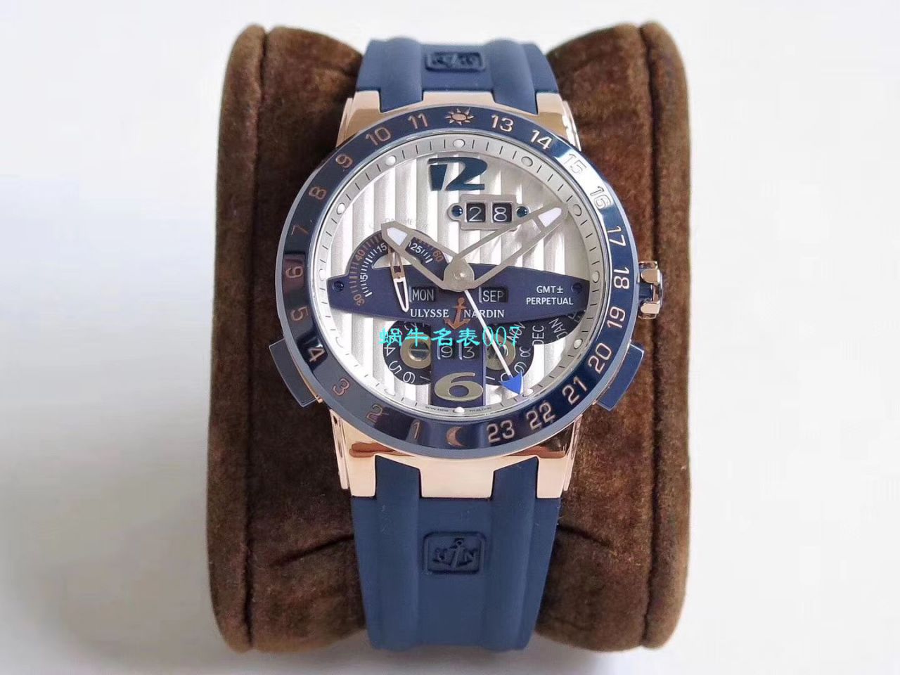 【Ulysse Nardin复刻高仿手表】TWA Factory  Ulysse Nardin 复杂功能系列326-00-3 wrist watch  / YD020