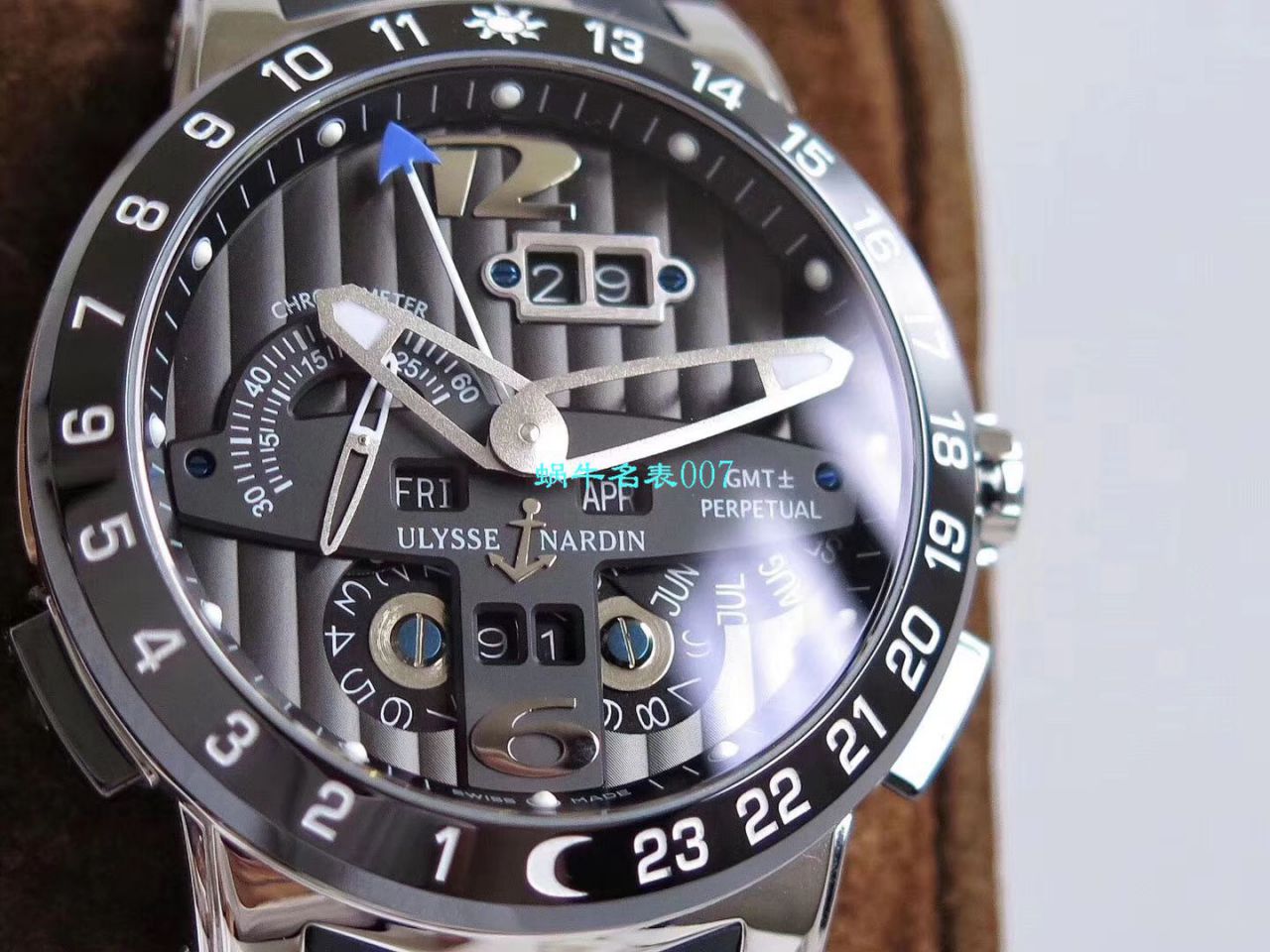 【TWA Factory 一比一Ulysse Nardin精高仿手表】 Ulysse Nardin 表复杂功能系列320-00-3 wrist watch  / YD019