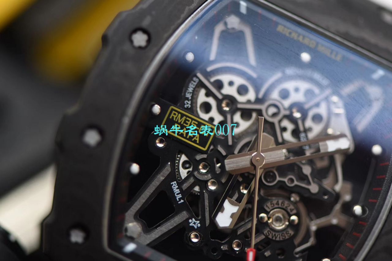 【 Video analysis NT Factory 升级版复刻手表】 RICHARD MILLE Richard Mille男士系列RM 35-02 wrist watch  / NT03502V2