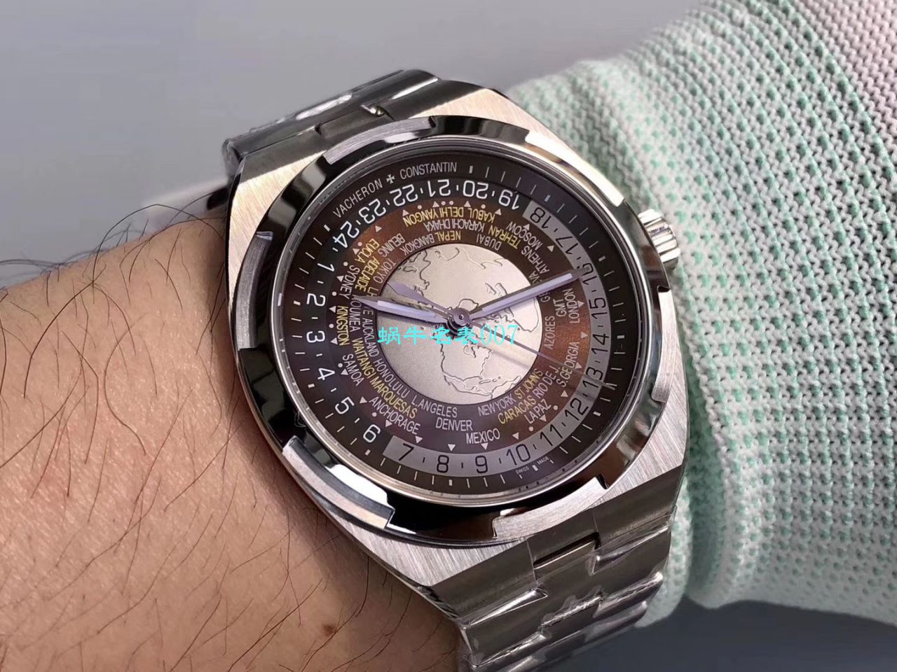 【8F Factory Vacheron Constantin复刻高仿手表】Vacheron Constantin   Overseas 系列7700V/110A-B172，7700V/110A-B129，7700V/110A-B176 wrist watch  / JS201