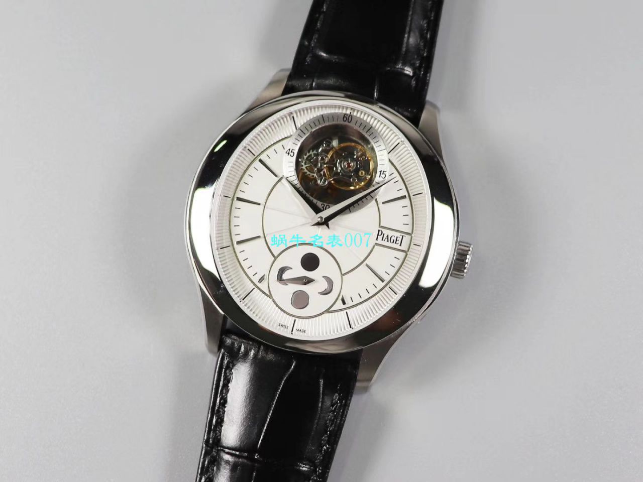 【R8 Factory PIAGET复刻高仿手表】 Piaget BLACK -TIE系列G0A37115,G0A38114 Tourbillon  wrist watch  / PT021
