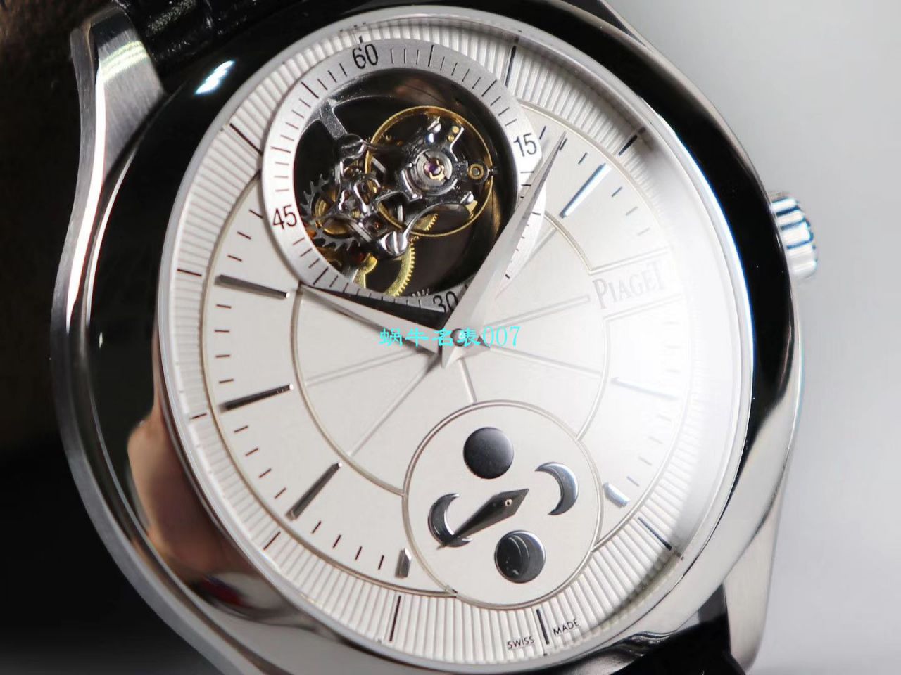【R8 Factory PIAGET复刻高仿手表】 Piaget BLACK -TIE系列G0A37115,G0A38114 Tourbillon  wrist watch  / PT021