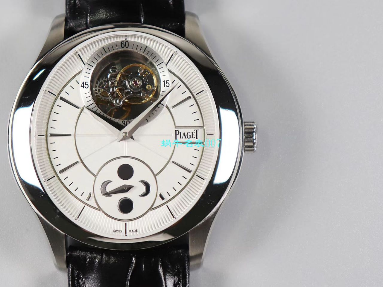 【R8 Factory PIAGET复刻高仿手表】 Piaget BLACK -TIE系列G0A37115,G0A38114 Tourbillon  wrist watch  / PT021
