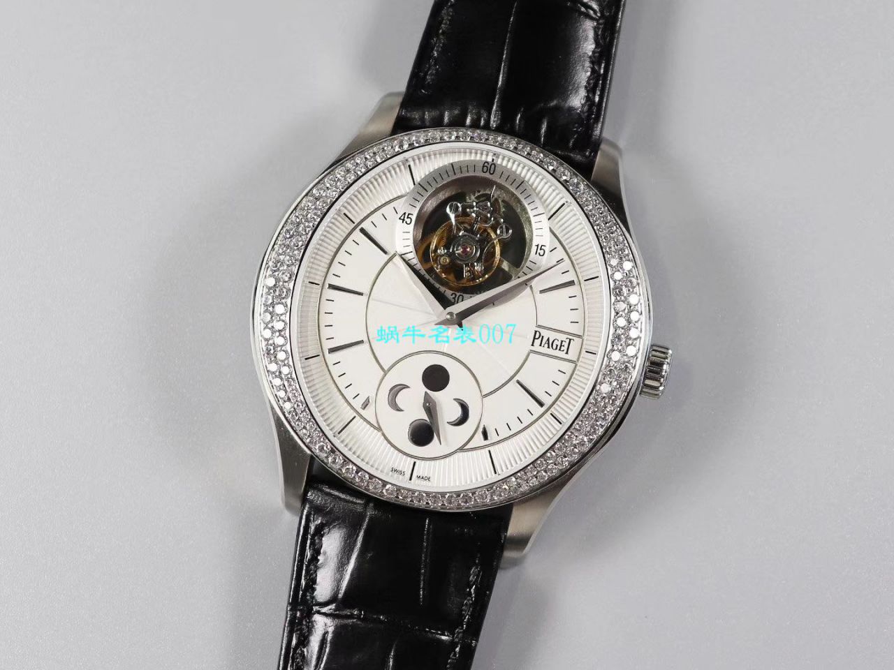 【R8 Factory PIAGET复刻高仿手表】 Piaget BLACK -TIE系列G0A37115,G0A38114 Tourbillon  wrist watch  / PT021