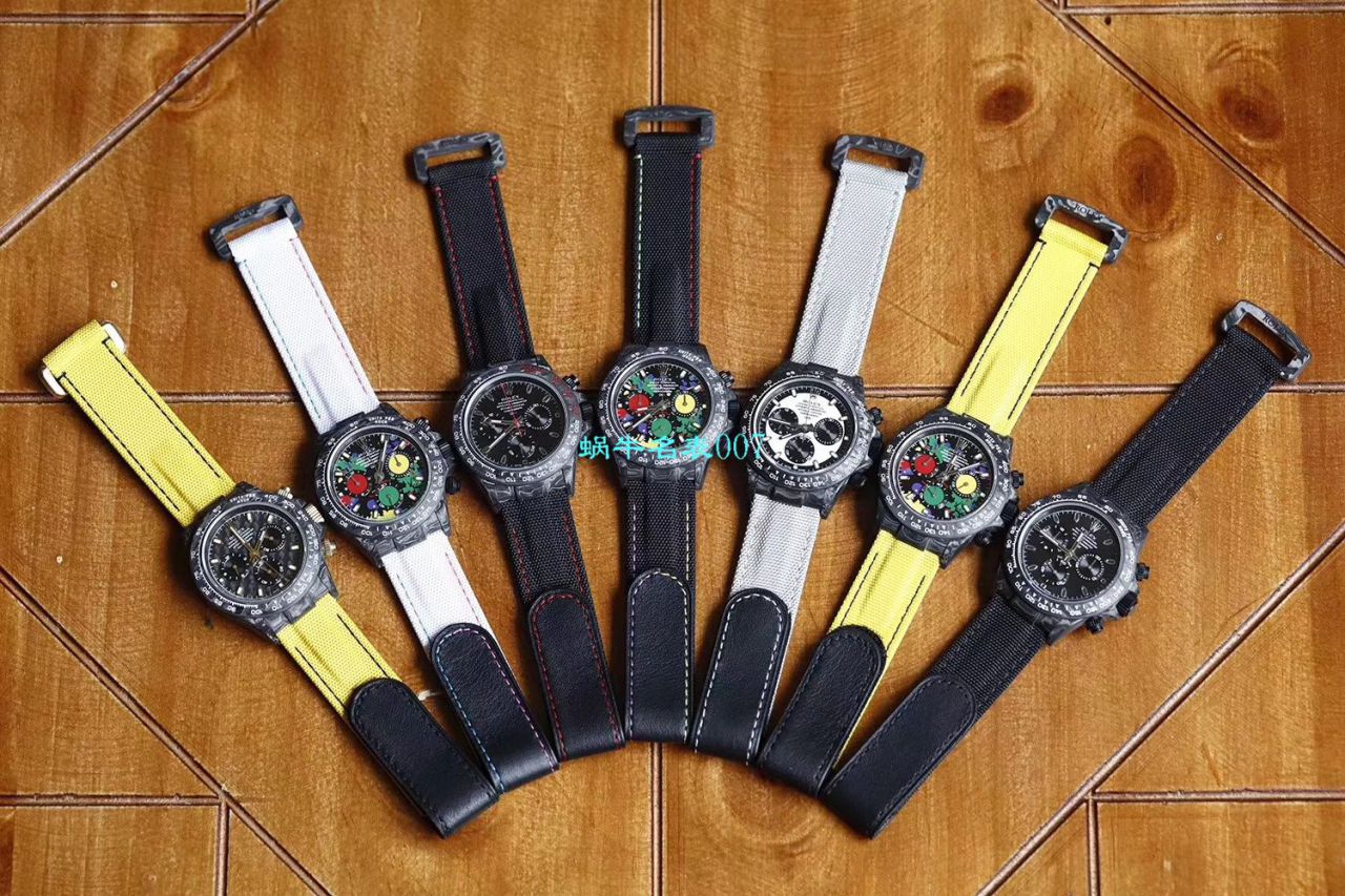 WWF新品发布： carbon fiber  Rolex ROLEX宇宙计时 Ditongna 系列之Diw团队改造版 / R399
