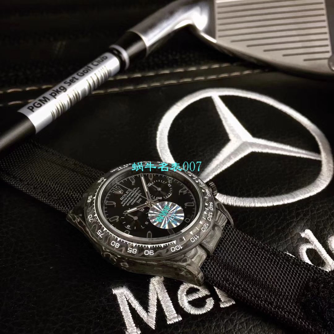 WWF新品发布： carbon fiber  Rolex ROLEX宇宙计时 Ditongna 系列之Diw团队改造版 / R399