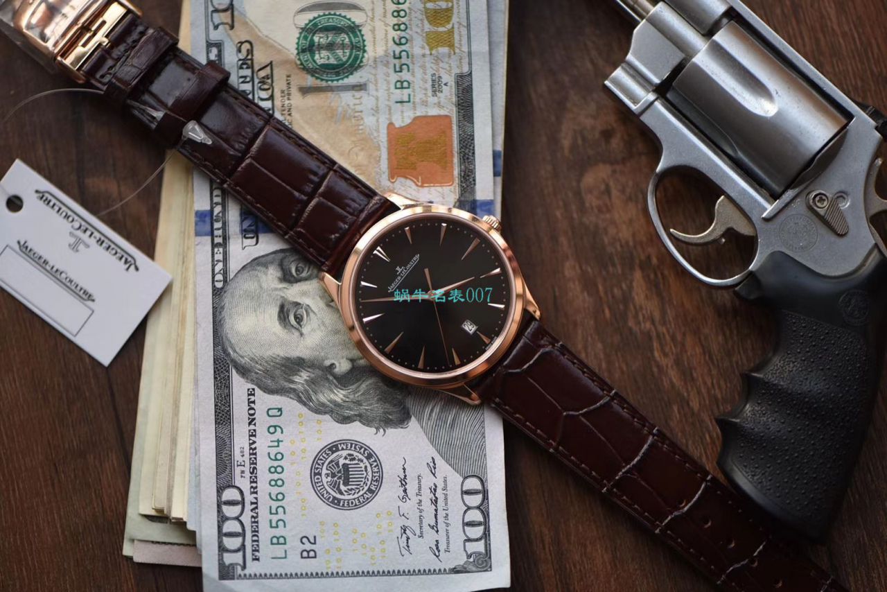 【ZF Factory  top 复刻高仿手表】 Jaeger-LeCoultre 超薄日历大师系列128255J wrist watch  / JJ160
