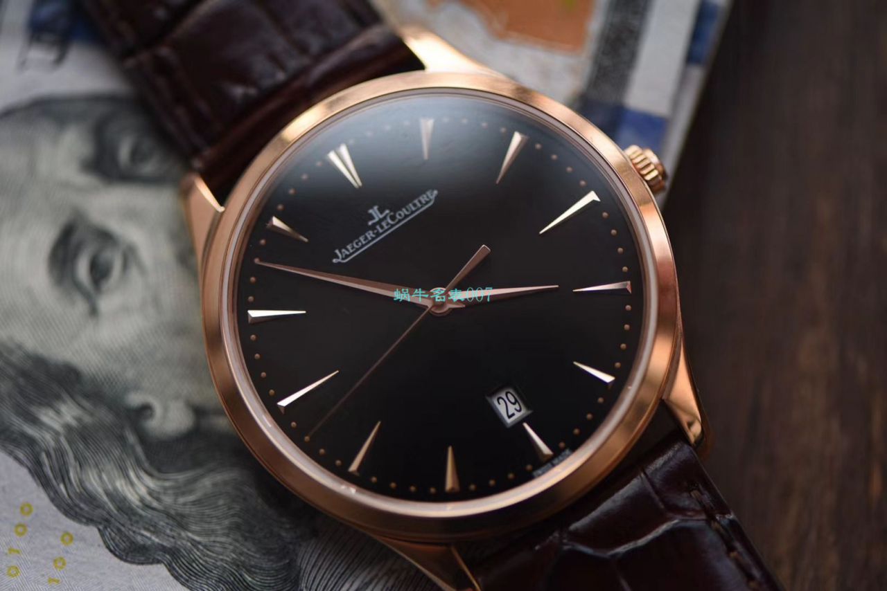 【ZF Factory  top 复刻高仿手表】 Jaeger-LeCoultre 超薄日历大师系列128255J wrist watch  / JJ160