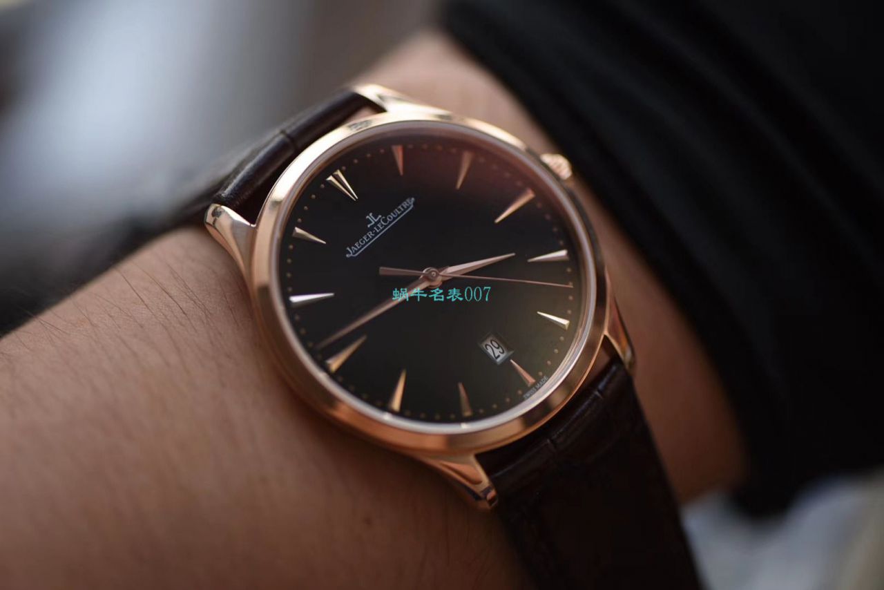 【ZF Factory  top 复刻高仿手表】 Jaeger-LeCoultre 超薄日历大师系列128255J wrist watch  / JJ160