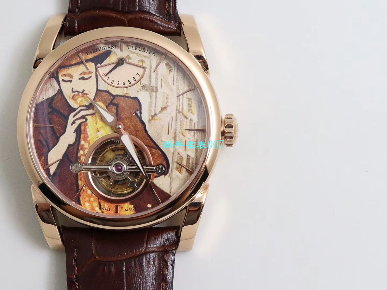 【JB Factory Parmigiani Fleurier复刻高仿 Tourbillon 手表】 Parmigiani 通达系列PFS251-1007000-HA1241 wrist watch  / PA036