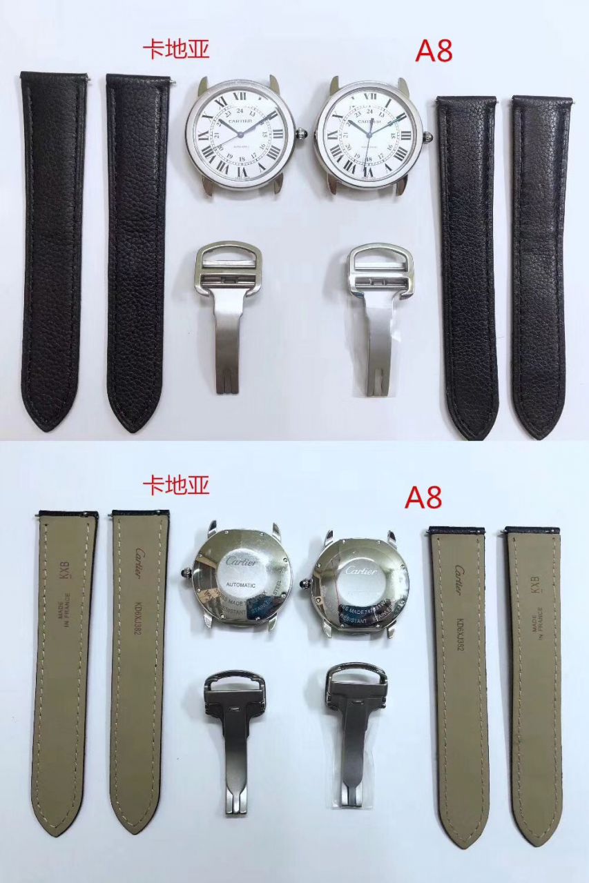 【A8 Factory SOLO复刻高仿表】 Cartier  RONDE DE  Cartier 系列W2RN0008，WSRN0021，WR000551 wrist watch  / K233