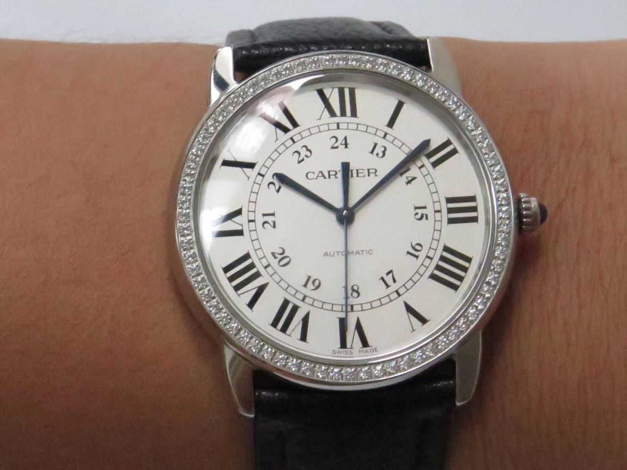 【A8 Factory SOLO复刻高仿表】 Cartier  RONDE DE  Cartier 系列W2RN0008，WSRN0021，WR000551 wrist watch  / K233