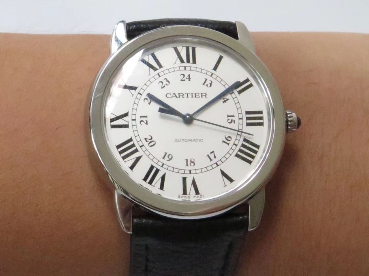 【A8 Factory SOLO复刻高仿表】 Cartier  RONDE DE  Cartier 系列W2RN0008，WSRN0021，WR000551 wrist watch  / K233
