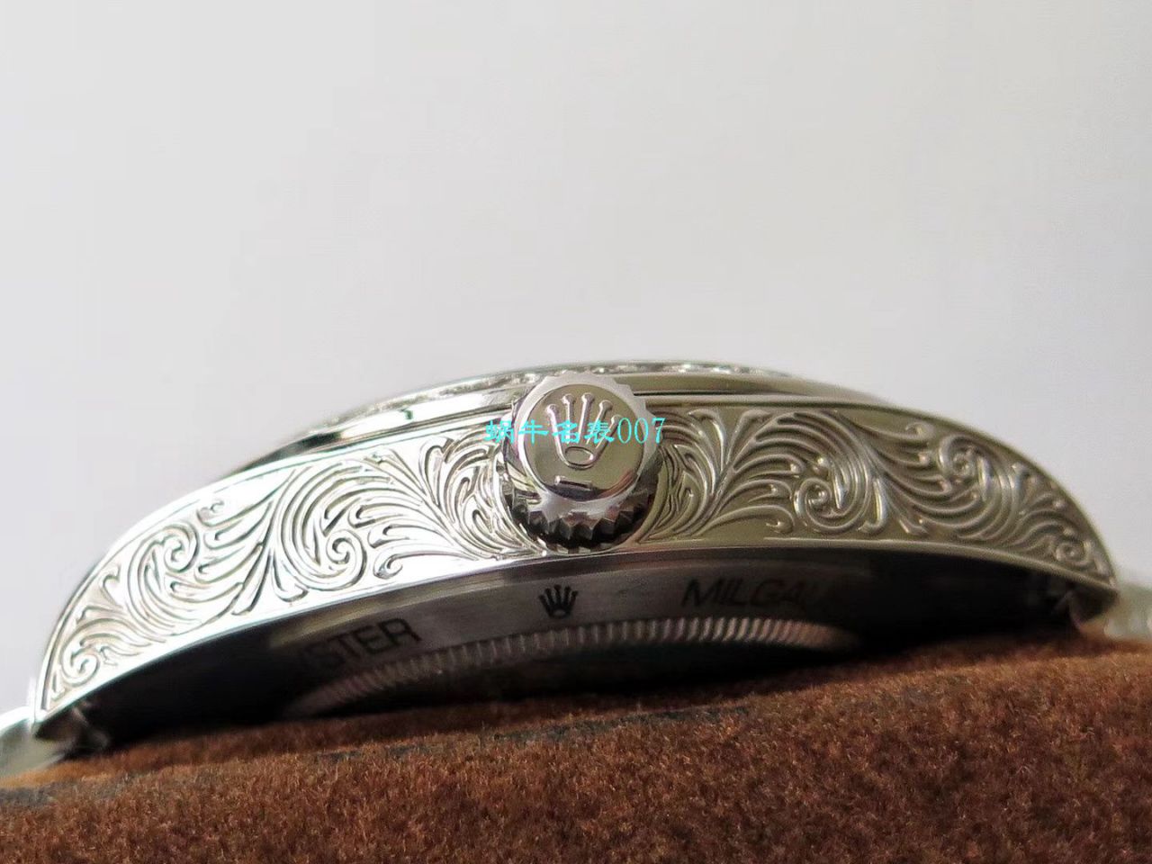DJ创新之作，以 Rolex Milgauss为雏形配合业内最顶尖的篆刻手艺，ROLEX Milgauss雕花纹身 wrist watch  / R501