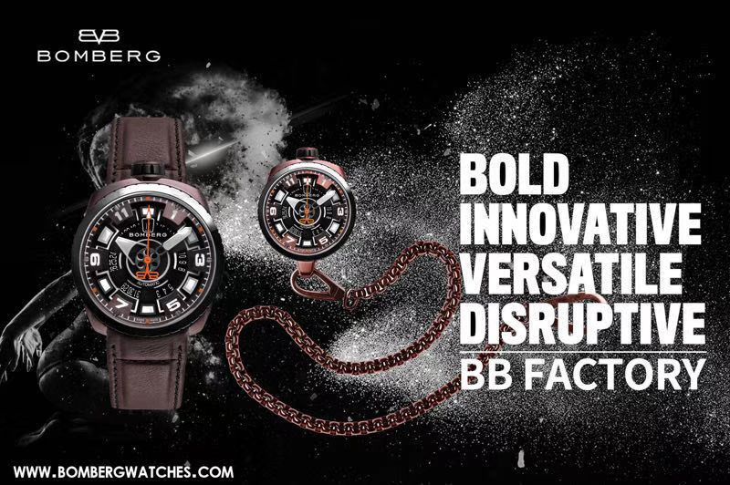 BB FACTORY 巧思之作【一表两用 奇思妙构】BBF出品BOMBERG BOLD系列 wrist watch 劲酷登场， / BB002