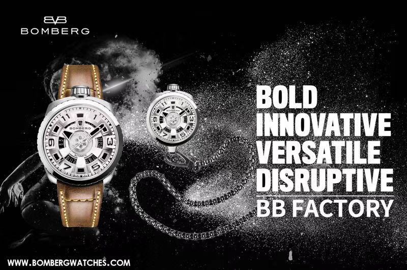 BB FACTORY 巧思之作【一表两用 奇思妙构】BBF出品BOMBERG BOLD系列 wrist watch 劲酷登场， / BB002