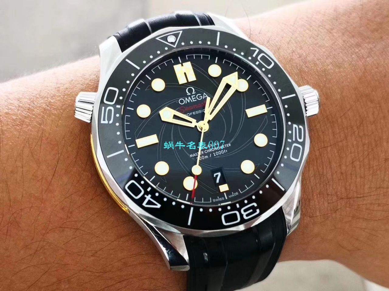 【VS Factory 007复刻手表】OmegaOMEGA Seamaster 300米 top 复刻高仿潜水表詹姆斯·邦德限量版210.22.42.20.01.004 / M619