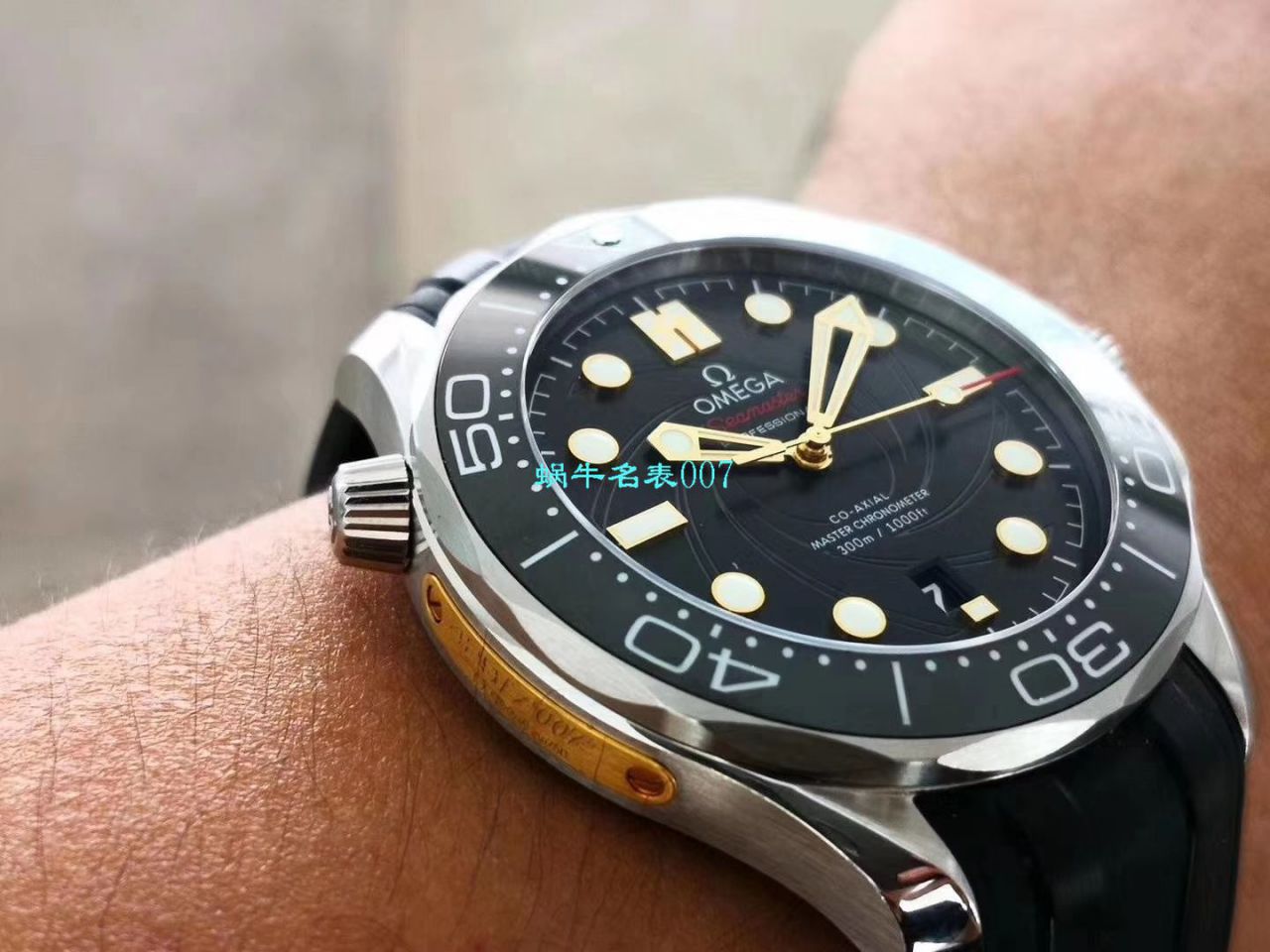 【VS Factory 007复刻手表】OmegaOMEGA Seamaster 300米 top 复刻高仿潜水表詹姆斯·邦德限量版210.22.42.20.01.004 / M619