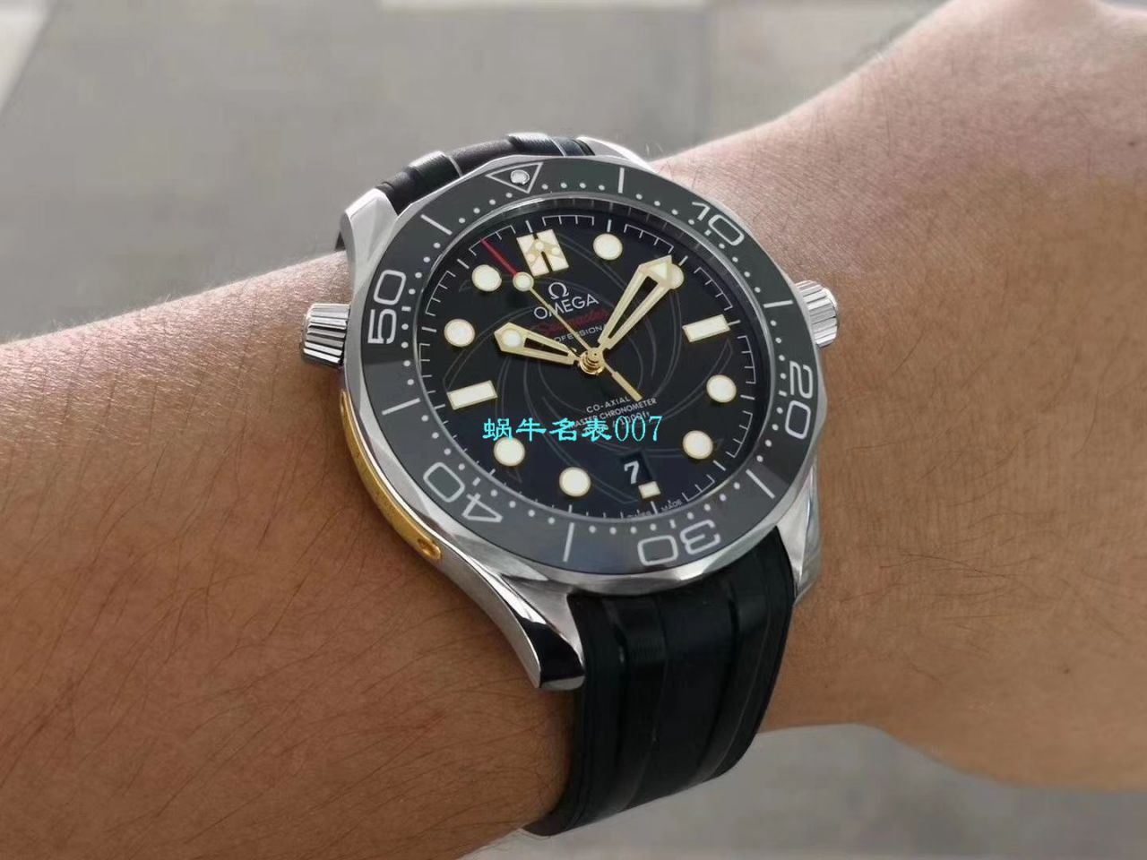 【VS Factory 007复刻手表】OmegaOMEGA Seamaster 300米 top 复刻高仿潜水表詹姆斯·邦德限量版210.22.42.20.01.004 / M619