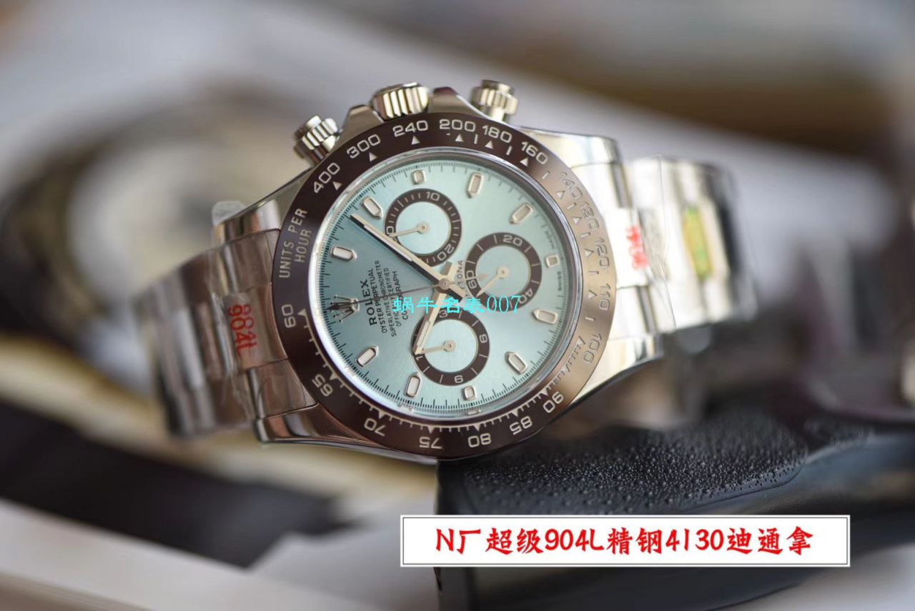 【N Factory  top 复刻手表V3版本冰蓝圈】 Rolex  Cosmograph Daytona  Ditongna 高仿m116506-0001 wrist watch  / R509