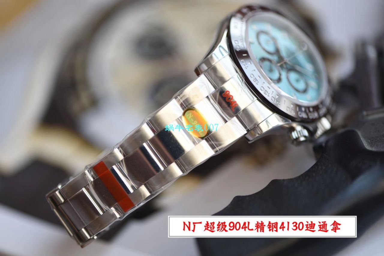 【N Factory  top 复刻手表V3版本冰蓝圈】 Rolex  Cosmograph Daytona  Ditongna 高仿m116506-0001 wrist watch  / R509